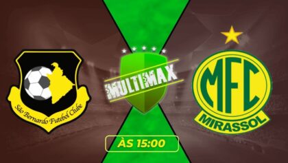Assistir Sao Bernardo x Mirassol Futemax AO VIVO Online HD 24/01/2026 no celular e PC