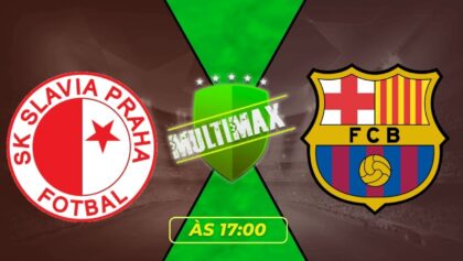 Assistir Slavia Praha x Barcelona Futemax AO VIVO Online HD 21/01/2026 no celular e PC