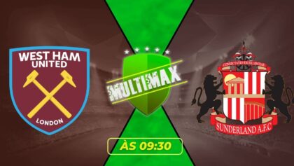 Assistir West Ham x Sunderland Futemax AO VIVO Online HD 24/01/2026 no celular e PC