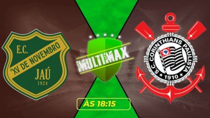 Assistir XV de Jaú x Corinthians Futemax AO VIVO Online HD 09/01/2026 no celular e PC