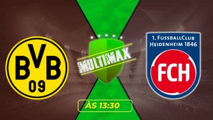 Assistir Borussia Dortmund x Heidenheim Futemax AO VIVO Online HD 01/02/2026 no celular e PC